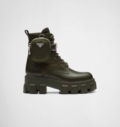 2k Value Monolith Leather And Re-nylon Boots With Pouch