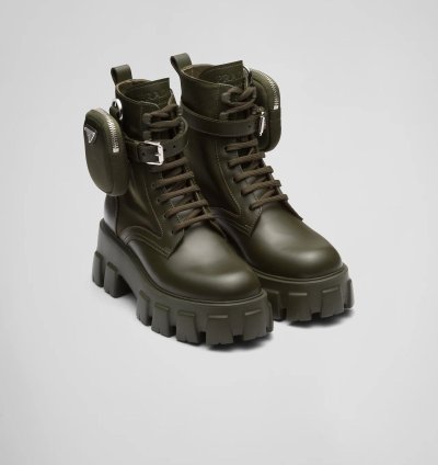 2k Value Monolith Leather And Re-nylon Boots With Pouch