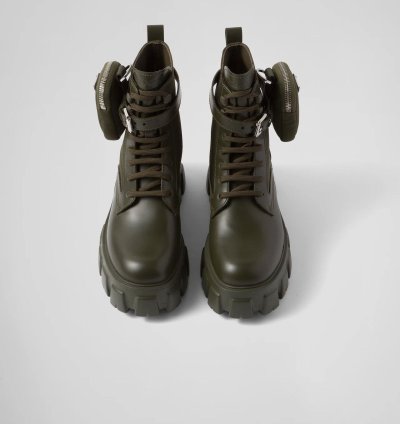 2k Value Monolith Leather And Re-nylon Boots With Pouch