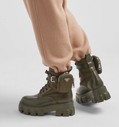 2k Value Monolith Leather And Re-nylon Boots With Pouch
