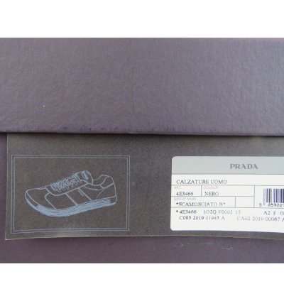 4e3466 Black Suede White Leather Logo Low Sneakers 11 Us 12