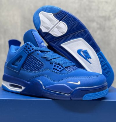 Nigel Sylvester X Jordan 4 Bike Air Blue