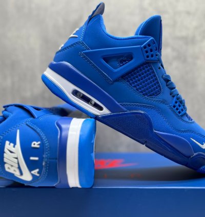 Nigel Sylvester X Jordan 4 Bike Air Blue