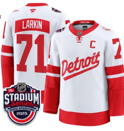Mens Dylan Larkin Jersey 71 Detroit Red Wings 2025 Stadium Series Stitched