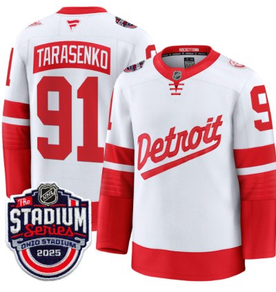 Mens Vladimir Tarasenko Jersey 91 Detroit Red Wings 2025 Stadium Series