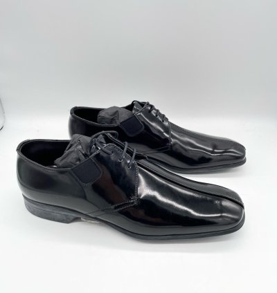 70 Off Prada Black Leather Casual Shoes