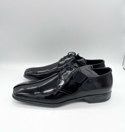 70 Off Prada Black Leather Casual Shoes