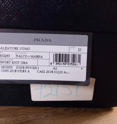 765 Prada White Red Blue Cloudbust Sneakers 11 Us 44 Eu