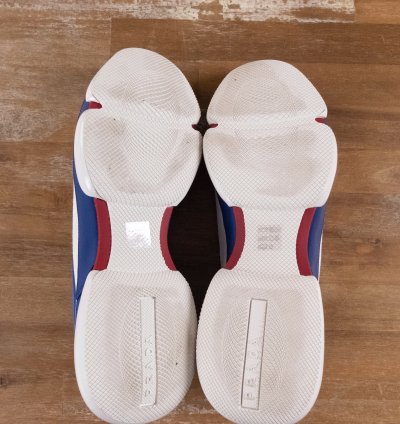765 Prada White Red Blue Cloudbust Sneakers 11 Us 44 Eu