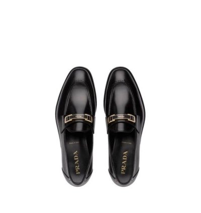 930 Prada Leather Loafers 2db169 Size 11 Prada 12 Us