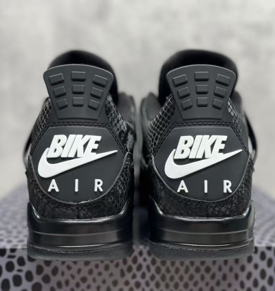 Nigel Sylvester X Jordan 4 Black Mamba Snake Skin