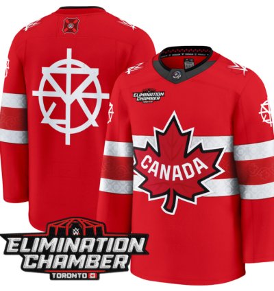 Men Seth Rollins Jersey Elimination Chamber Toronto 2025 Premium Stitched Red