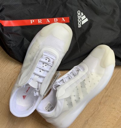 Adidas Prada Luna Rossa White Low Top Sneakers