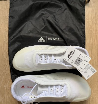 Adidas Prada Luna Rossa White Low Top Sneakers