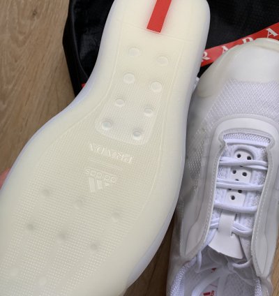 Adidas Prada Luna Rossa White Low Top Sneakers