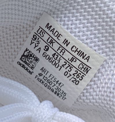 Adidas Prada Luna Rossa White Low Top Sneakers