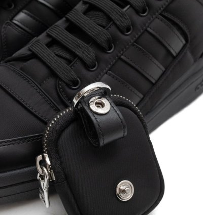 Adidas Prada Re-nylon Forum Low Black Sneakers