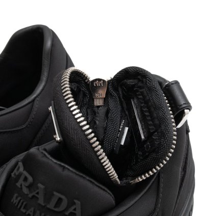 Adidas Prada Re-nylon Forum Low Black Sneakers