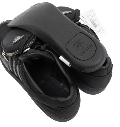 Adidas Prada Re-nylon Forum Low Black Sneakers