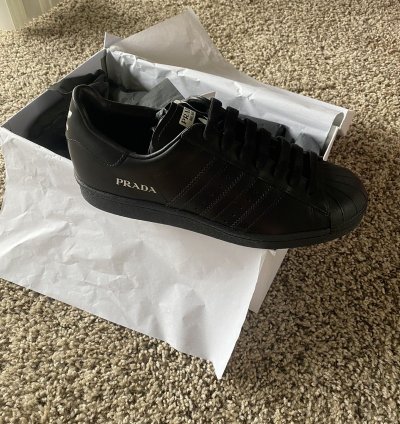Adidas Prada Superstar Triple Black