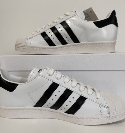 Adidas Superstar Prada White Black Sz 8 5