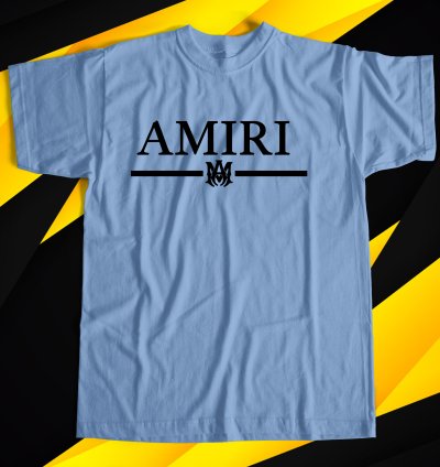 Amiri Core Carolina Blue T Shirt Size Usa S - 5xl