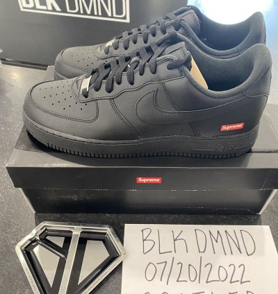 Air Force 1 Low Black Size 12 New Original Box