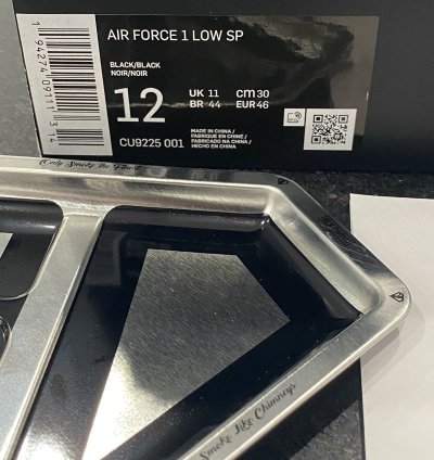 Air Force 1 Low Black Size 12 New Original Box