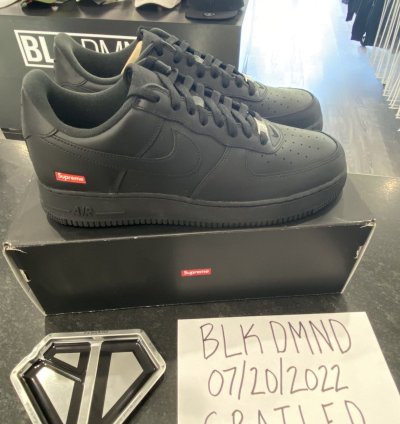Air Force 1 Low Black Size 12 New Original Box