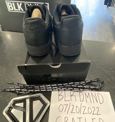 Air Force 1 Low Black Size 12 New Original Box