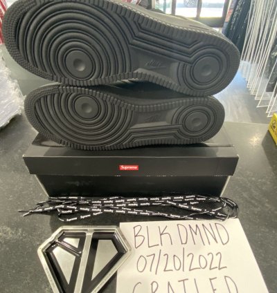 Air Force 1 Low Black Size 12 New Original Box
