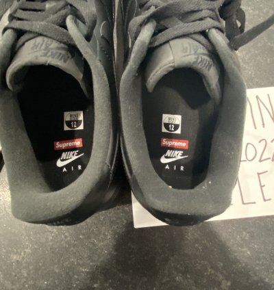 Air Force 1 Low Black Size 12 New Original Box