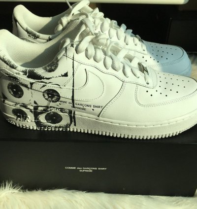 Air Force 1 Low Eyes White Low 2017 Cdg Eyes