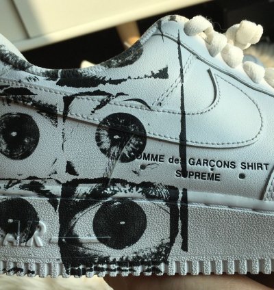 Air Force 1 Low Eyes White Low 2017 Cdg Eyes