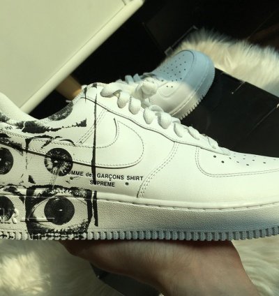 Air Force 1 Low Eyes White Low 2017 Cdg Eyes