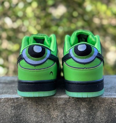Nike Sb Dunk Low The Powerpuff Girls Green Buttercup Fz8319-3009
