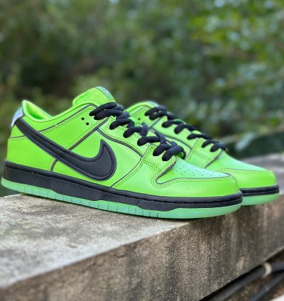 Nike Sb Dunk Low The Powerpuff Girls Green Buttercup Fz8319-3009