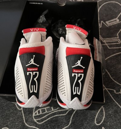 Air Jordan 14 Retro Supreme 2019 Size 12 Ds