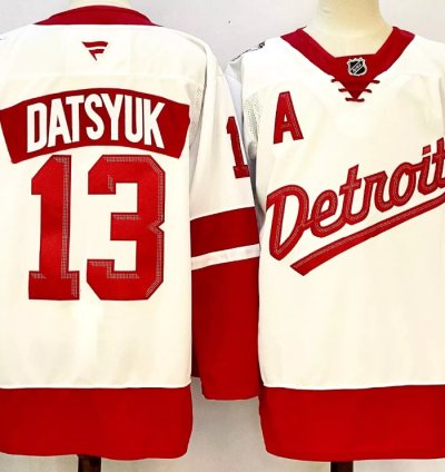 Pavel Datsyuk Jersey 13 Detroit Red Wings 2025 Stadium Series Stitched White