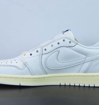 Fragment Design X Travis Scott X Air Jordan 1 Retro Low White Royal Blue