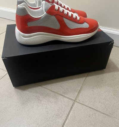 America Cup Prada Sneakers Sz 8 5uk9 5us