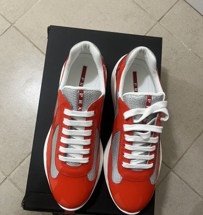 America Cup Prada Sneakers Sz 8 5uk9 5us