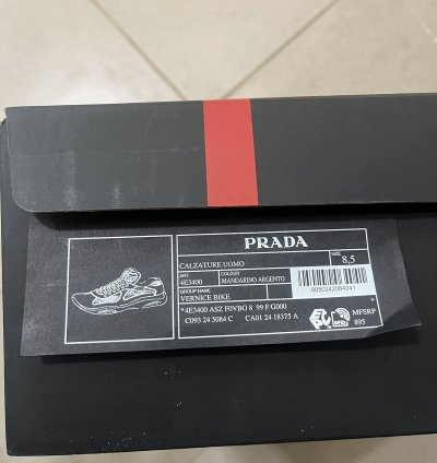 America Cup Prada Sneakers Sz 8 5uk9 5us