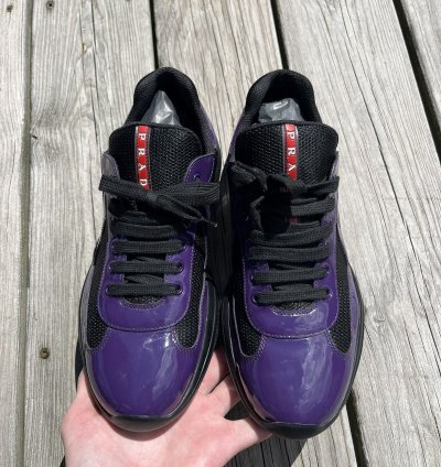 Americas Cup Purple Patent Size 9 5
