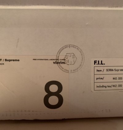 Archive Supreme Visvim Serra Us 8 Dead Stock Ds