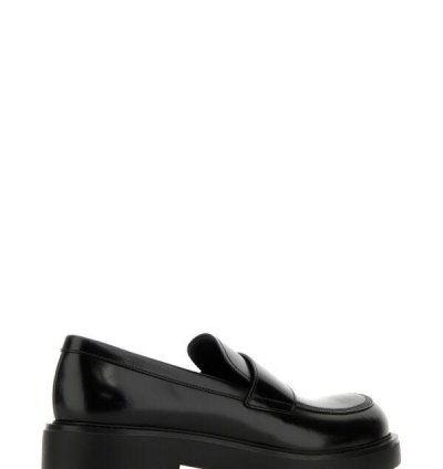 Black Leather Loafers