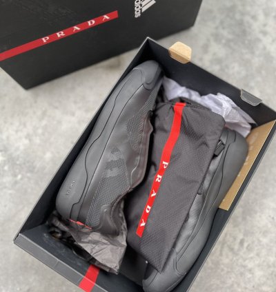 Black Prada Edition Luna Rossa Sneakers