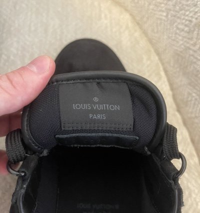Black Suede Lv Trainer Sneakers - 6 5 New