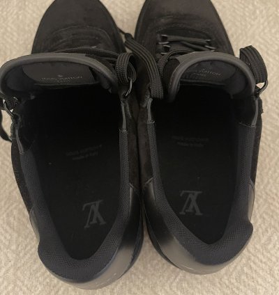 Black Suede Lv Trainer Sneakers - 6 5 New