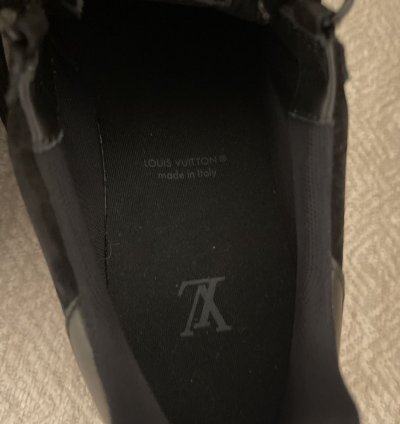 Black Suede Lv Trainer Sneakers - 6 5 New